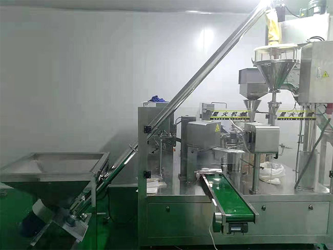 星火给袋式包装机设备展示